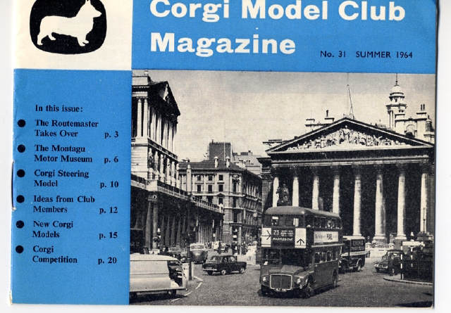 Corgi Model Club Magazine No.31 Summer 1964 Catalogues We sell and buy quality collectible toys from the 50's, 60's, 70's and 80's