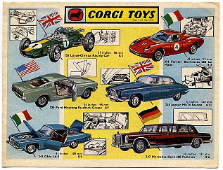 Corgi 1965 Interim Leaflet Catalogues We sell and buy quality collectible toys from the 50's, 60's, 70's and 80's