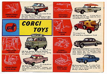 Corgi 1962 Interim Leaflet Catalogues We sell and buy quality collectible toys from the 50's, 60's, 70's and 80's