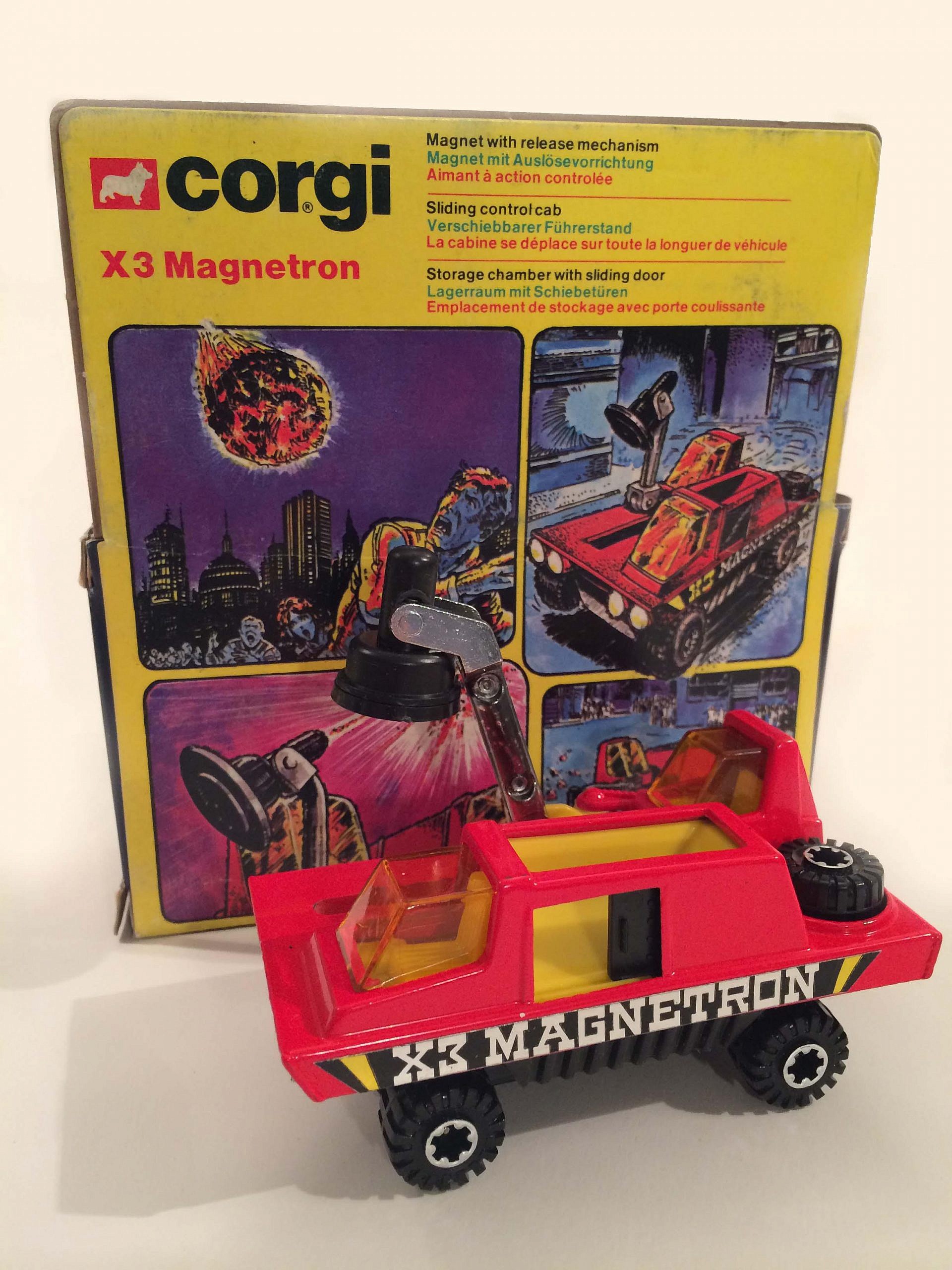 Corgi Xploratron No.D2026 X3 Magnetron Cars We sell and buy quality collectible toys from the 50's, 60's, 70's and 80's