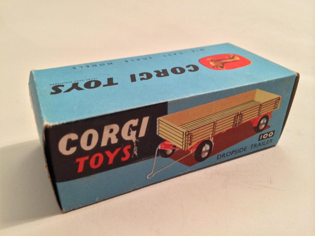 Corgi No.100 Dropside Trailer Agricultral Models We sell and buy quality collectible toys from the 50's, 60's, 70's and 80's