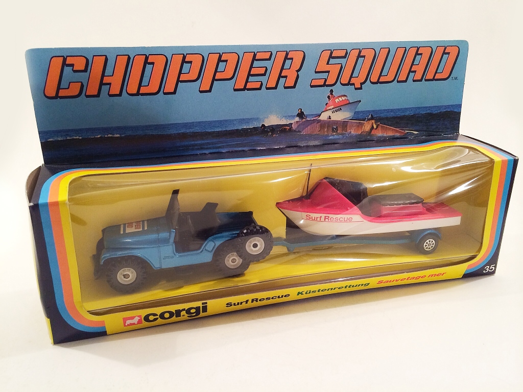 Corgi No.GS35 “Chopper Squad” Gift Set Corgi We sell and buy quality collectible toys from the 50's, 60's, 70's and 80's