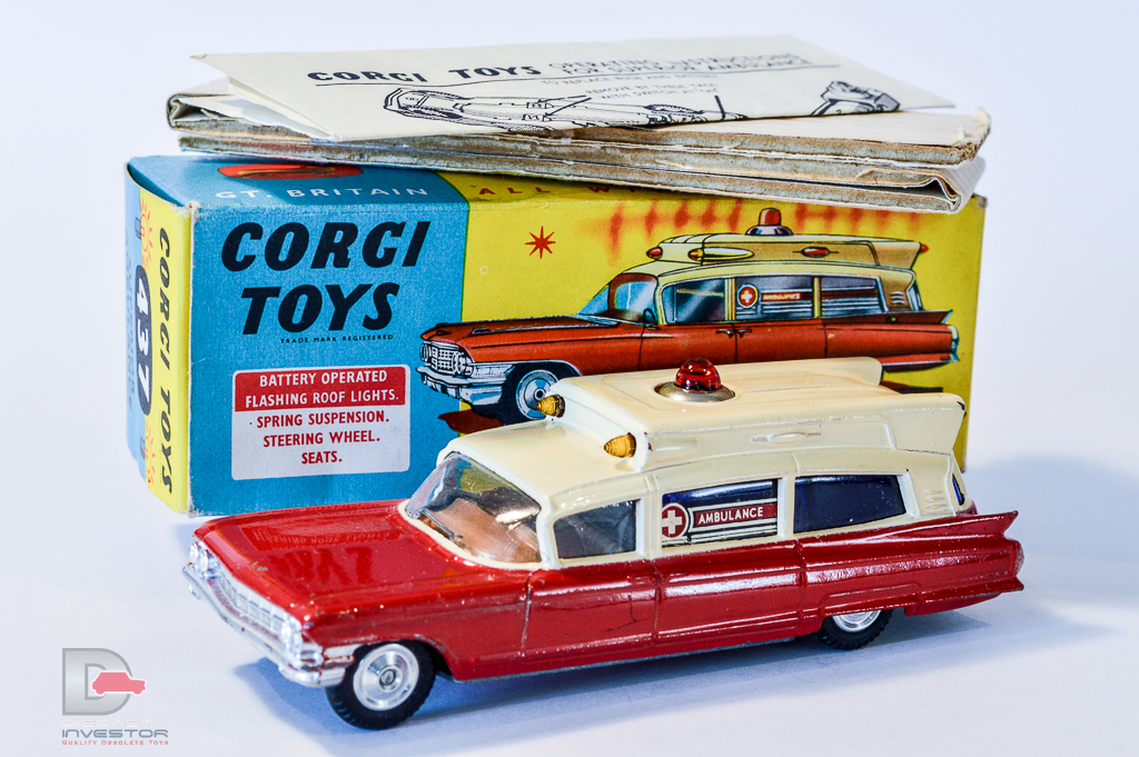 corgi cadillac ambulance