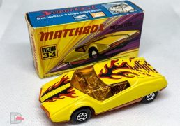 MATCHBOX Superfast 33B Datsun 126X Yellow / Flame Tempa / Dark Amber Windows 1-75 Series Superfast issues We sell and buy quality collectible toys from the 50's, 60's, 70's and 80's