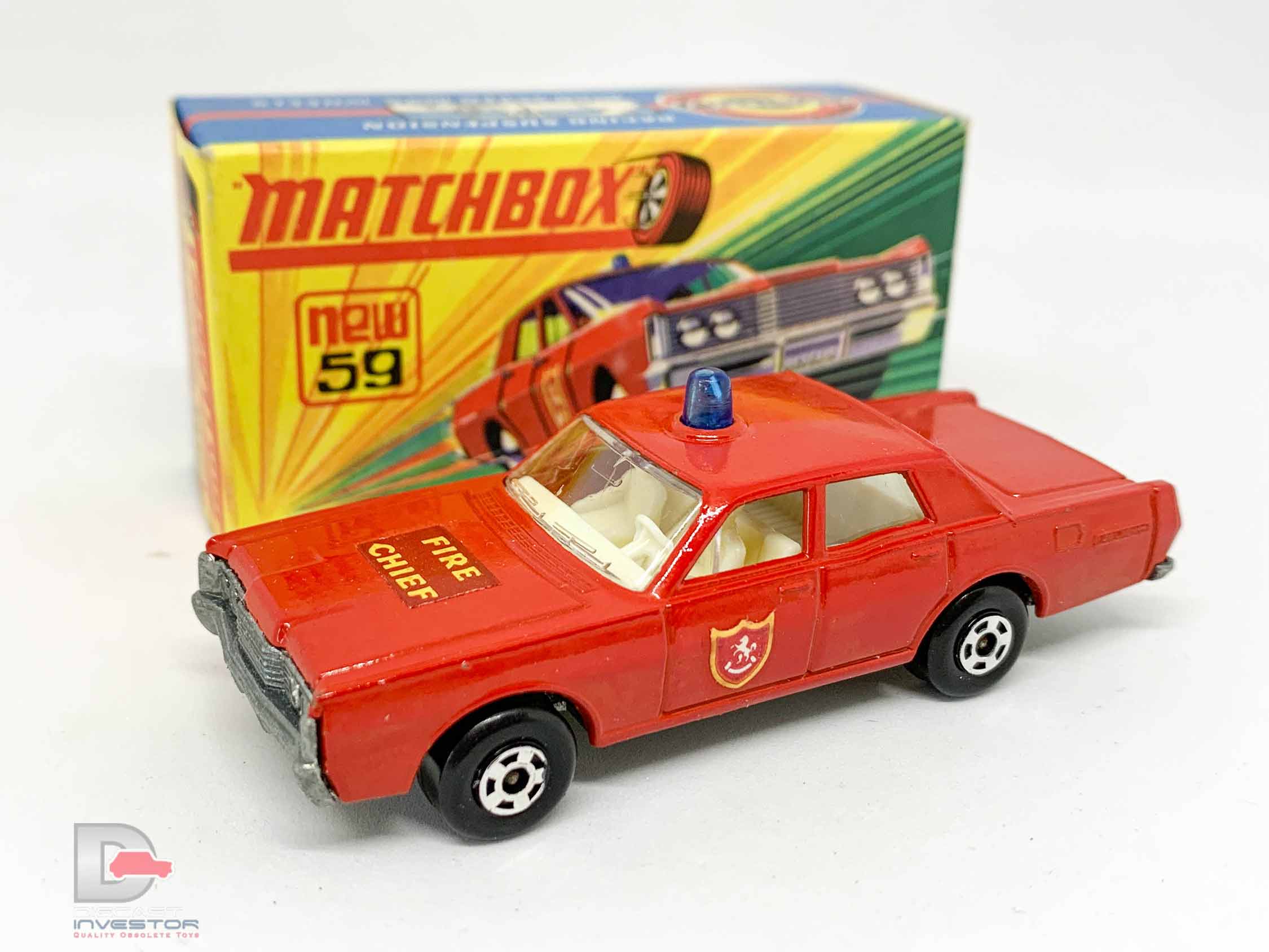 Matchbox 59 fire chief car online