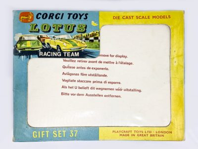 Corgi GS37 Gift Set “Lotus Racing Team” Cars We sell and buy quality collectible toys from the 50's, 60's, 70's and 80's