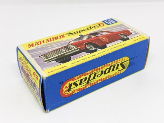 Matchbox Superfast 59c Ford Galaxie Fire Chief Car