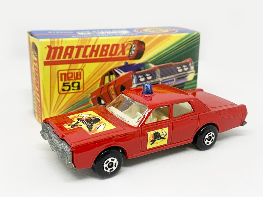 Matchbox Superfast 59d Mercury Park Lane Police Car