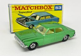 Matchbox Superfast No. 53a Ford Zodiac Scarce F3 Box 1-75 Series Superfast issues We sell and buy quality collectible toys from the 50's, 60's, 70's and 80's