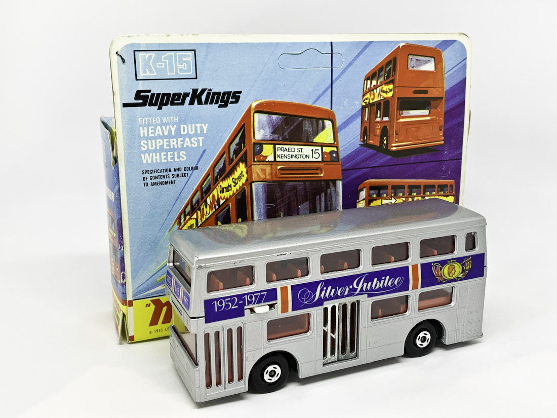 Matchbox Super Kings K15 The Londoner “Souvenir Jubilee” Buses We sell and buy quality collectible toys from the 50's, 60's, 70's and 80's