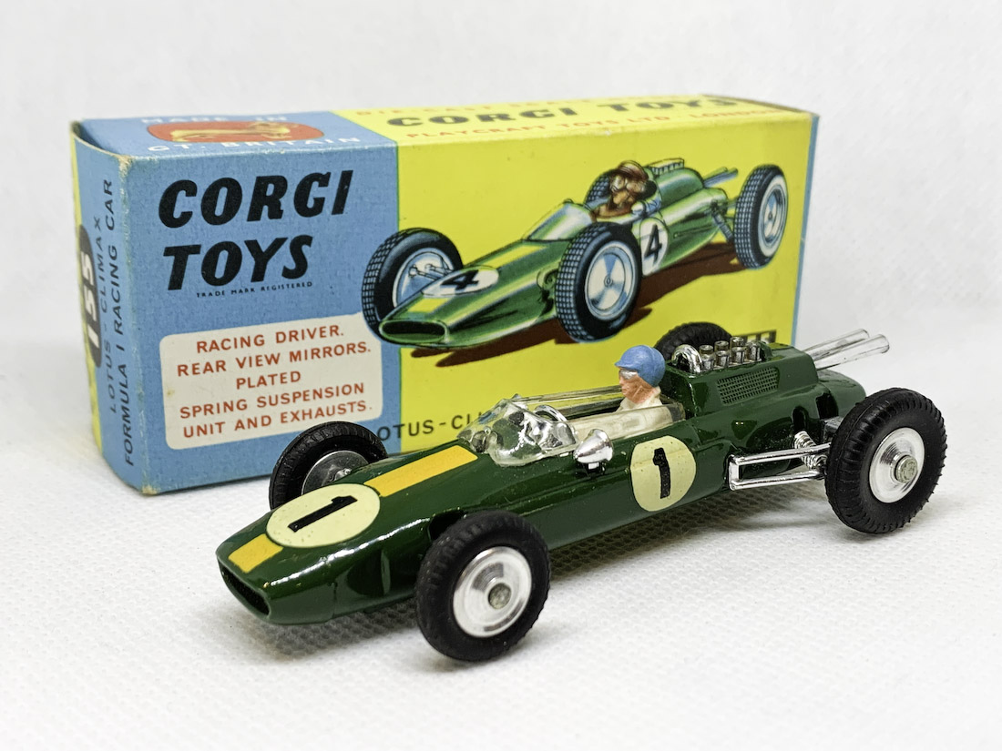 Corgi No.155 Lotus Climax Formula 1 Racing Car Cars We sell and buy quality collectible toys from the 50's, 60's, 70's and 80's