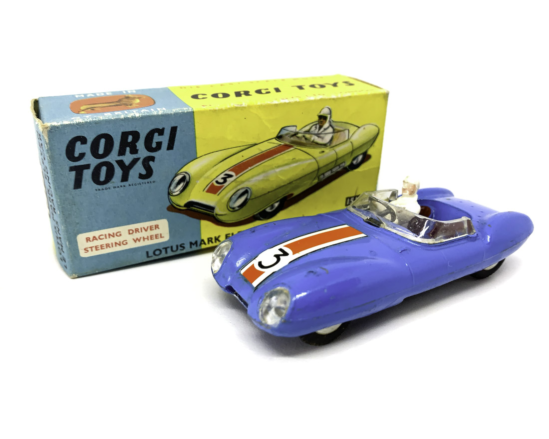 Corgi 151 Lotus Mark Eleven Le Mans Racing Car Cars We sell and buy quality collectible toys from the 50's, 60's, 70's and 80's