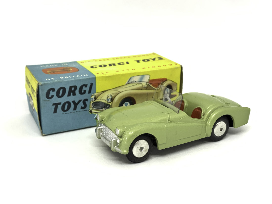 Corgi No.305 Triumph TR3 Sports Car Cars We sell and buy quality collectible toys from the 50's, 60's, 70's and 80's