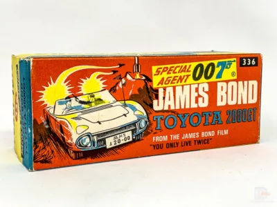 Corgi No.336 “James Bond” Toyota 2000 GT Cars We sell and buy quality collectible toys from the 50's, 60's, 70's and 80's